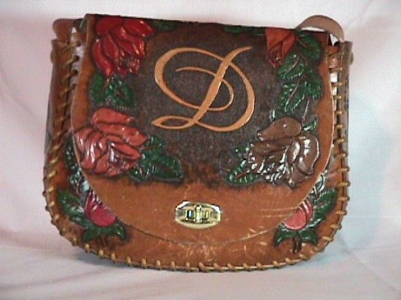 Rose carved purse